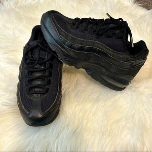 Nike Air Max 95 Big Kid's Shoes Triple Black